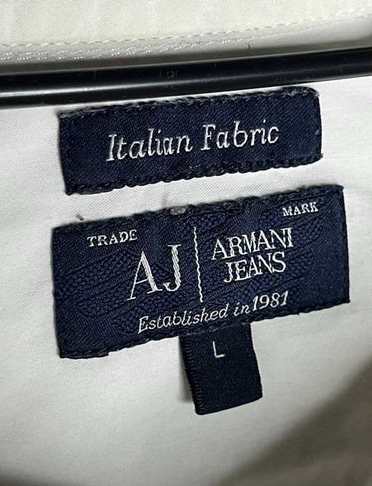 Armani Jeans Italian Fabric Shirt Мъжка Риза