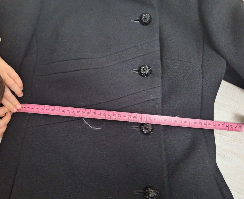 Palton cu guler din blana naturala marime universala