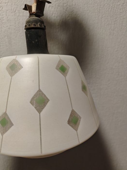 Советский стеклянный плафон