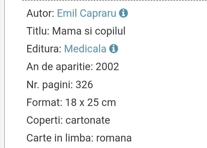 Mama și copilul ediția a IV a Editura Medicala