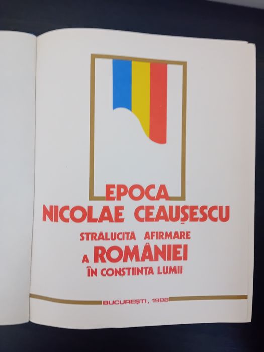 Cartea Epoca Nicolae Ceausescu