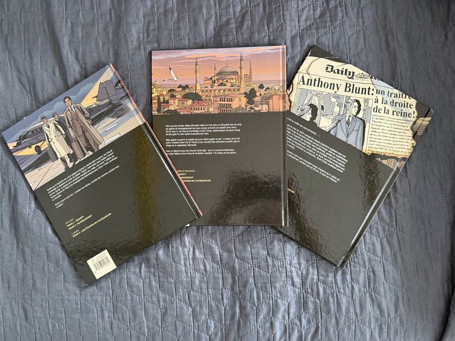 Комикс на френски “Les cinq de Cambridge”, т.1-3 (пълен цикъл)