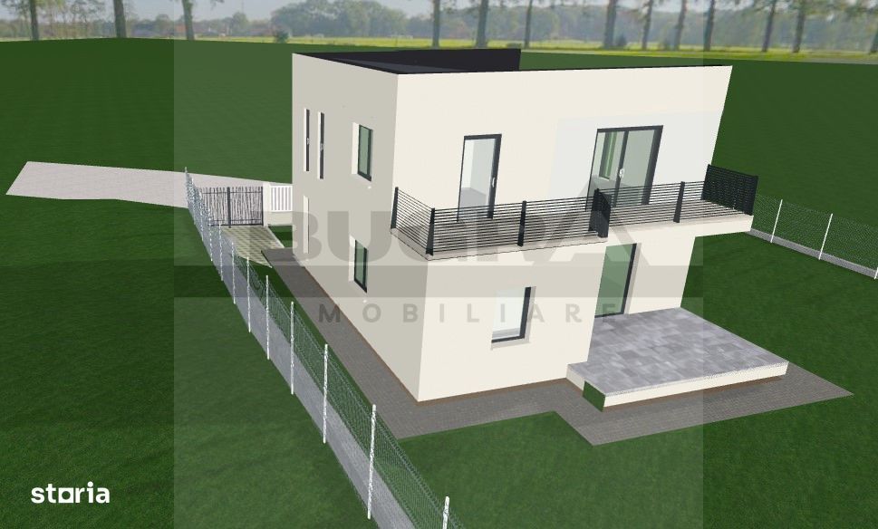 Casa individuala cu 4 camere , 120mp, 700mp teren, zona Mera