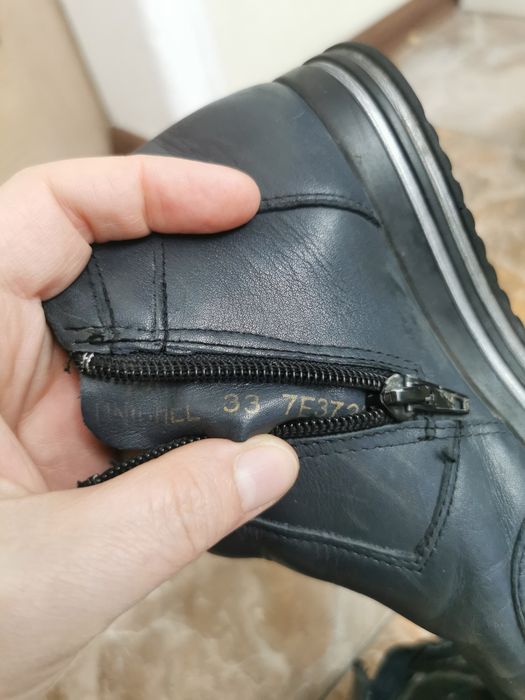 Ботинки демисезонные кожа