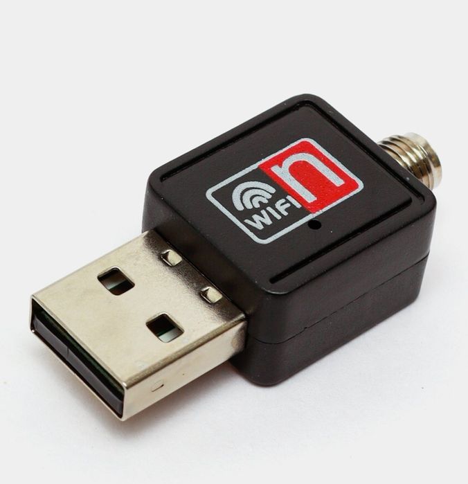 Simsiz mini WI-FI USB adapteri 130 m gacha, shovqinsiz 300 Mbs, WIN7,