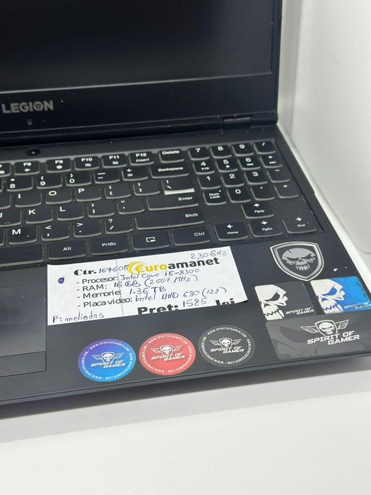 Laptop LENOVO Legion Y530-15ICH, i5-8300H, 8GB, 1TB, NVIDIA -A-