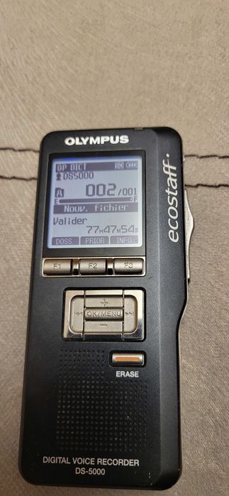 Olympus DS-5000 Reportofon Profesional DigitalVoice Recorder fuctional