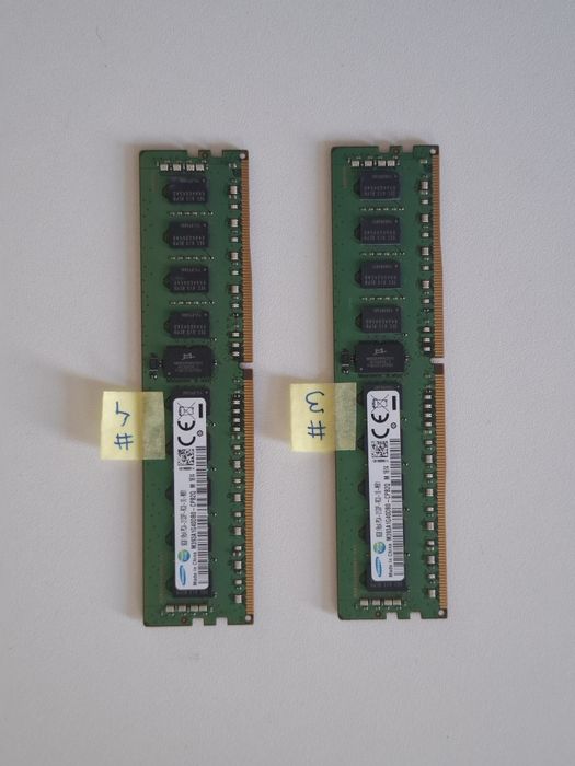 2 x 8 gb RAM samsung DDR4 ECC (pentru server si workstation)