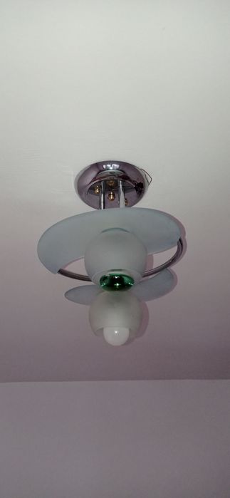 Candelabru albastru cu 3 becuri