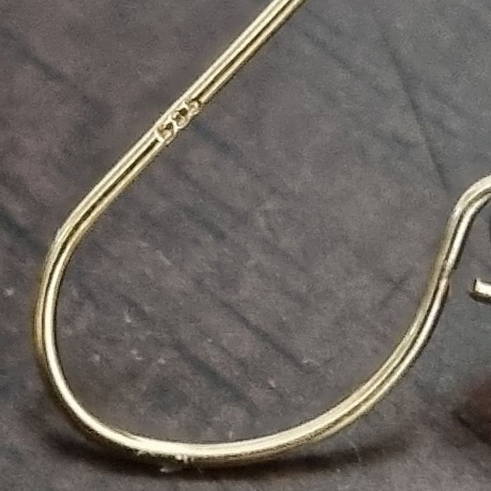 Cercei antici aur ,argint diamante