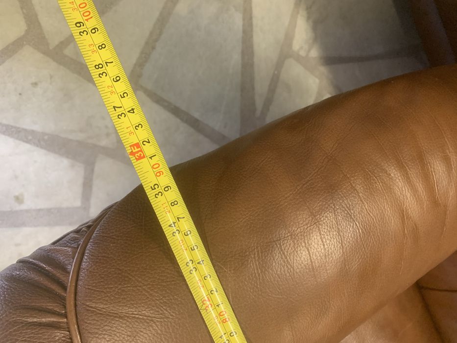 Естествена кожа холна гарнитура