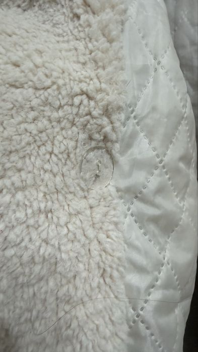 Шубка тедди длинная