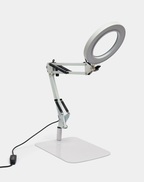 Настольная лампа с лупой для маникюра и педикюра,косметологичская