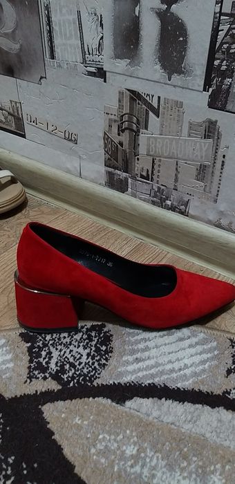 Туфельки  замшевые натуральные