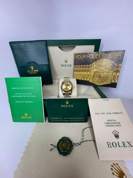 Rolex Datejust 36 Yellow Rolesor Diamante