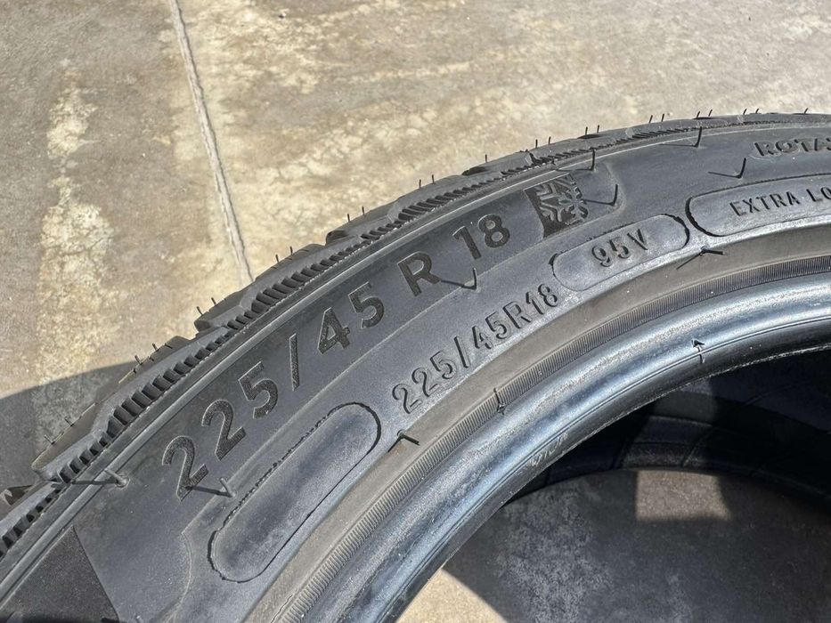 4бр.зимни гуми 225/45/18 95V Мишелин