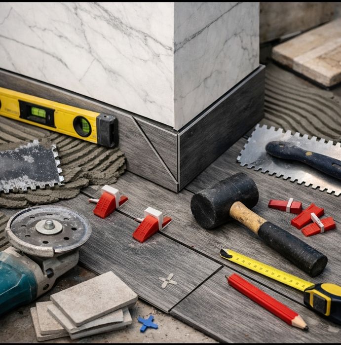 Професионално лепене на плочки – фаянс, теракот и гранитогрес