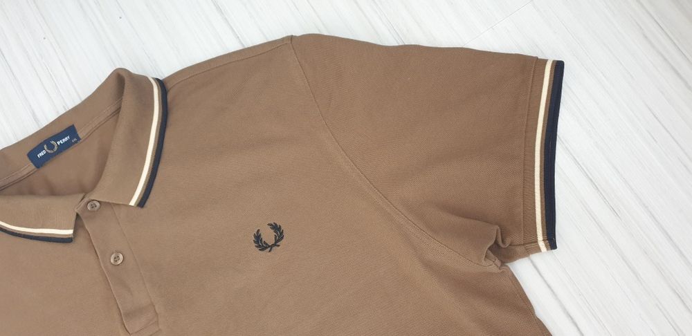 Fred Perry Pique Cotton Mens Size 2XL ОРИГИНАЛ! Мъжка Тениска!