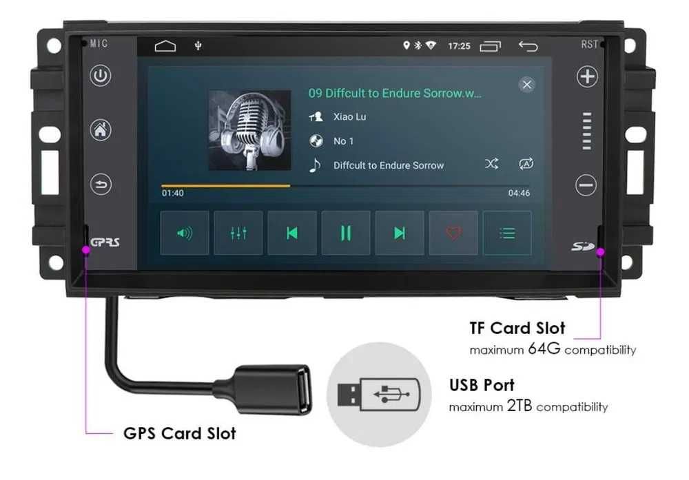 Chrysler Sebring, Aspen, 300C,Cirrus Android Mултимедия