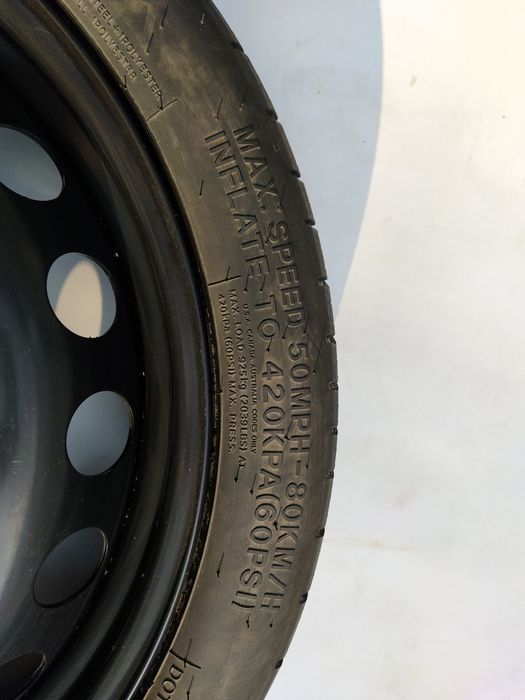 Roata rezerva slim Audi A6 Avant A7 R20 145/60/20 5X112 4G0601027E