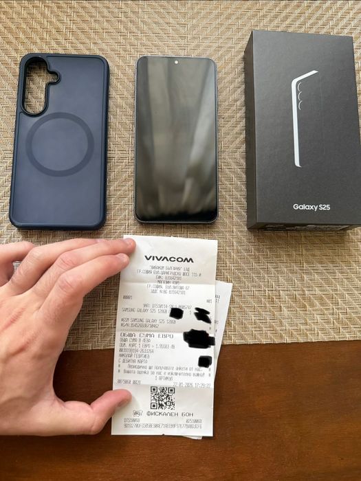 Продавам Samsung Galaxy S25 128GB – КАТО НОВ