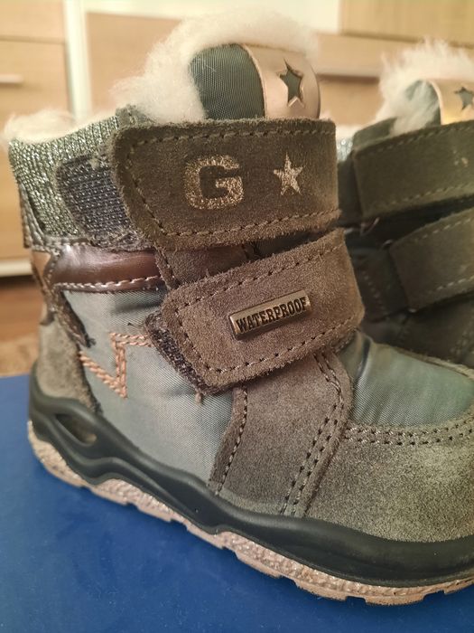 Детски боти от естествен велур