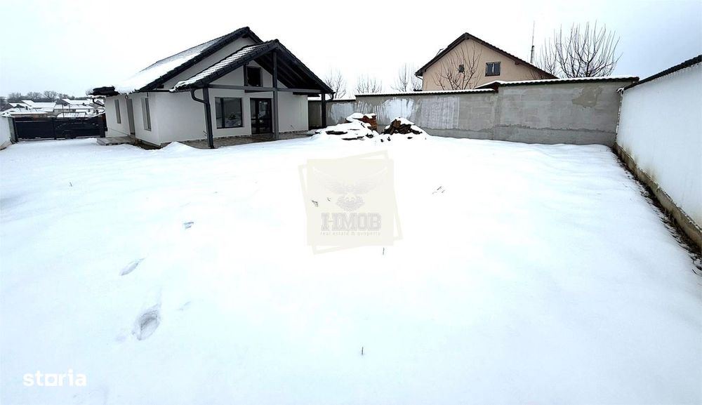 Casa individuala 4 camere 2 bai teren 500 mp la 8 km de Sibiu