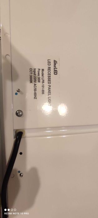 Vand platfoniera Dimensiuni 60X60cm lumina calda 3000k/36w ca NOUA la cutie