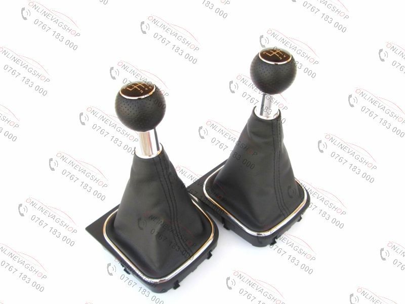 Nuca piele perforata S-line sau mahon pentru VW Golf 5, Golf 6, Jetta