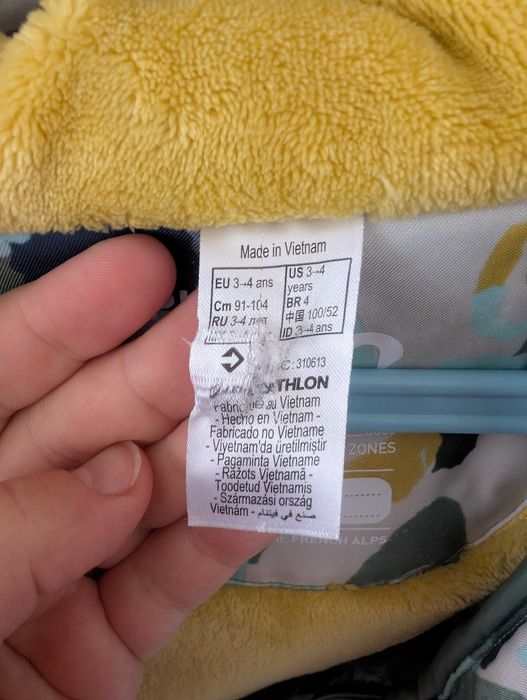 Geaca iarna Sky Decathlon Wedze 3-4 ani