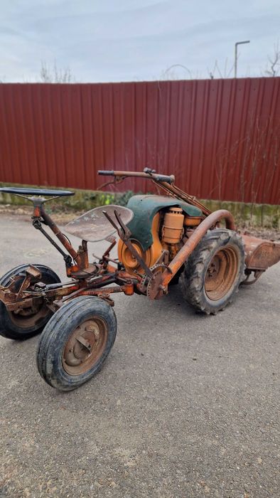 Motocultor pasquali diesel cu freza si volan