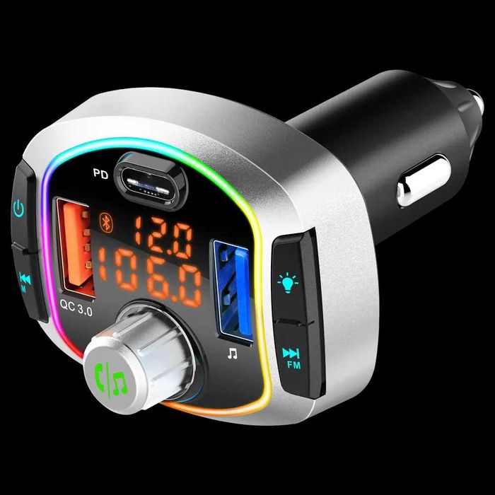 Bluetooth FM трансмитер BC63 с функция за бързо зареждане , Чист звук