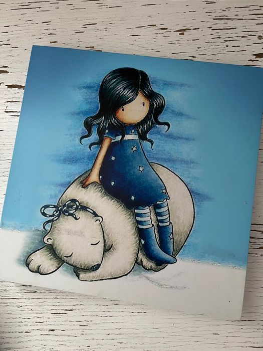 Картина, панно девочка Santorro