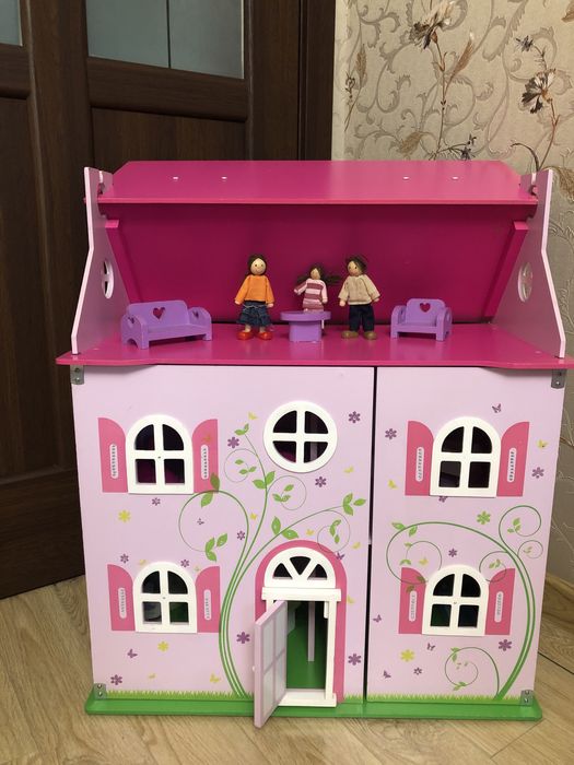 Домик детский деревянный игрушечный.