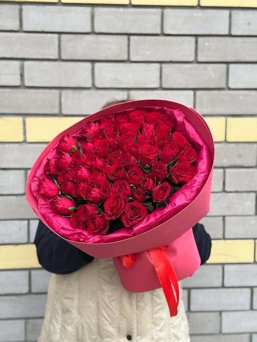 Цветы букеты розы