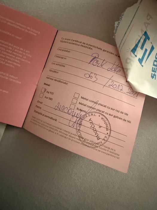 Inel Pandora nepurtat mărimea 48