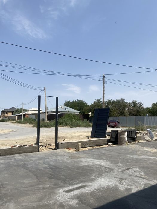 Стяжка,фундамент,ворота установка