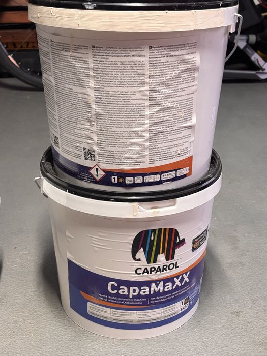 Vopsele Caparol+adeziv tapet+kit Knauf reparatii