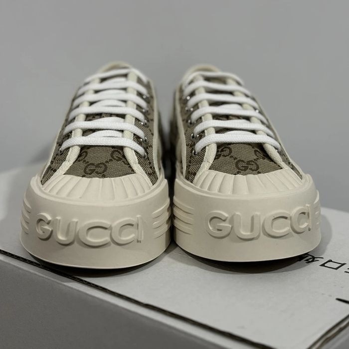 GG Tennis 1977 Platform - Beige GG
