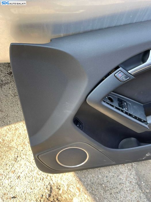 Panou Tapiterie Fata Interioara Piele Negru de pe Usa Portiera Dreapta Volan Dreapta Audi A5 Coupe 2 Usi 2008 - 2016 [C3089]