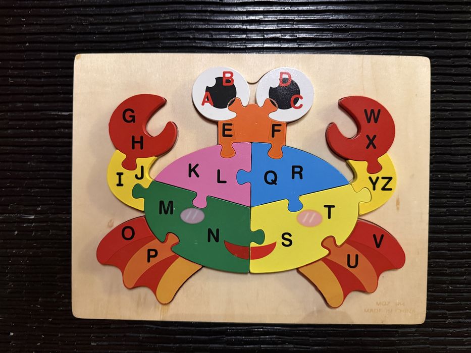 Дървени бебешки пъзели