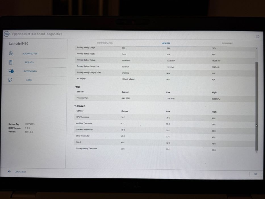 Dell Latitude 5410 I7 - pentru piese - funcțional
