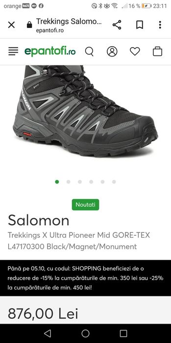 Ghete Salomon x ultra 4 mid