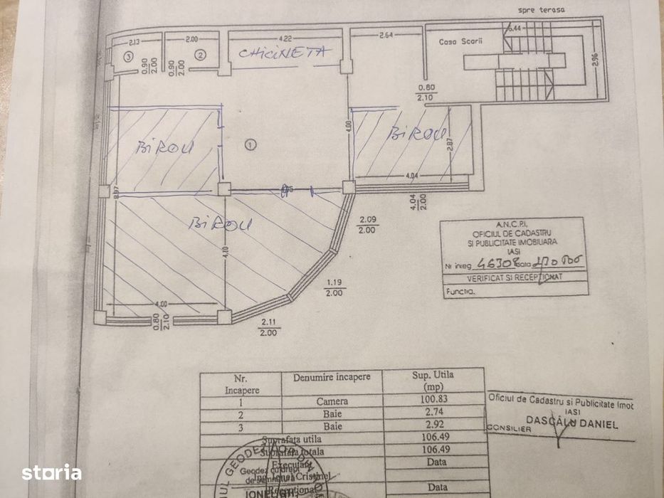 Spațiu de birouri modern cu facilități complete Etaj 2