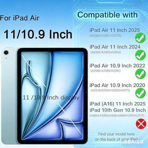 Нов Прозрачен калъф за iPad Pro 11 Air 11 с магнитно зареждане таблет с държач за писалка