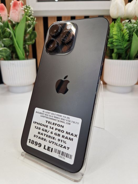 Iphone 14 Pro Max 128GB / 6GB RAM 91% Baterie Garantie! #50836