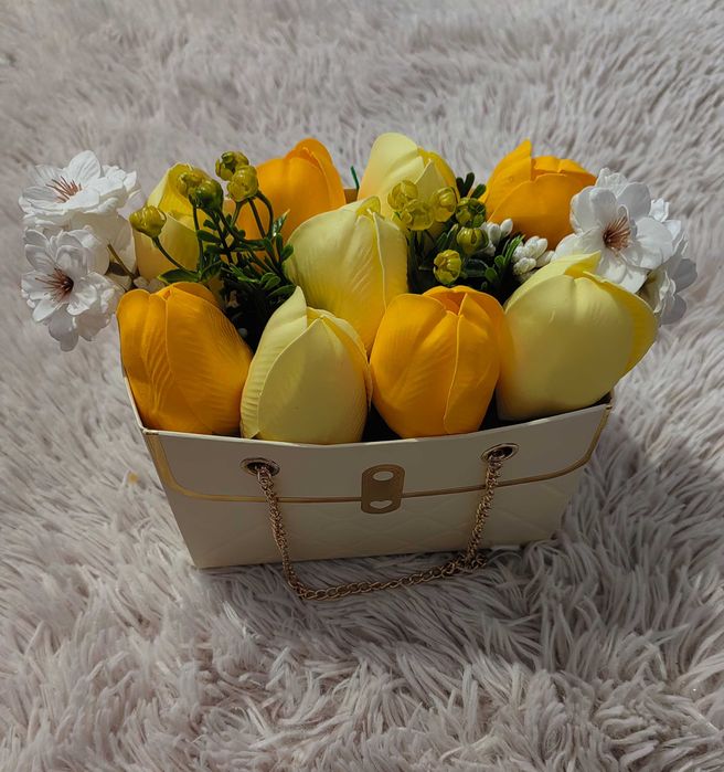 Аранжировка от сапунени рози