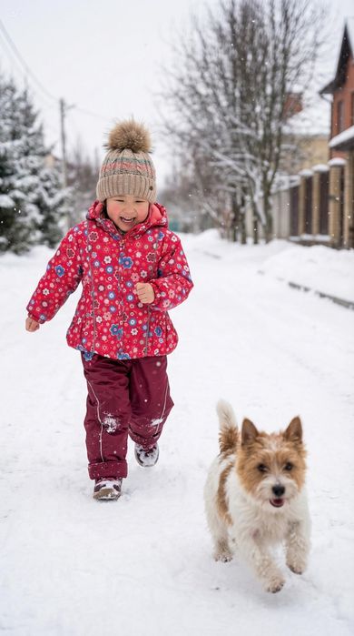 Лыжный костюм для девочки