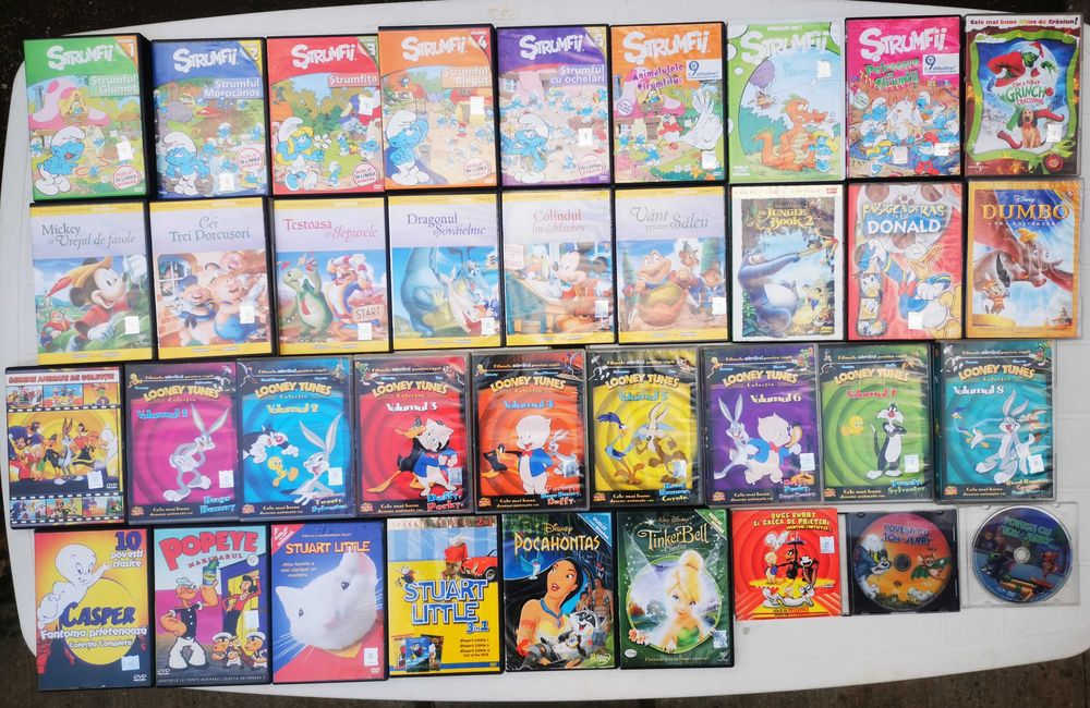 DVD filme craciun desene animate disney manga anime oraselul lenes etc