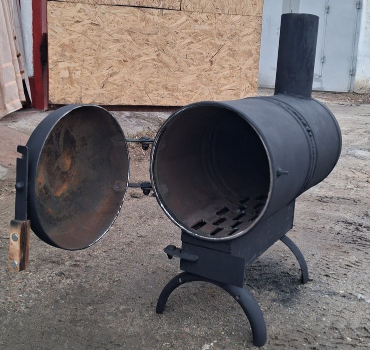 Печь,буржуйка...